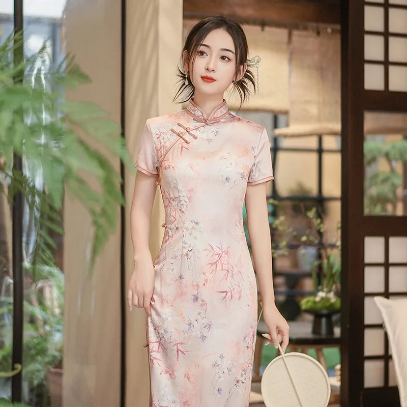 VintRue Floral Cheongsam | Vintage Ease