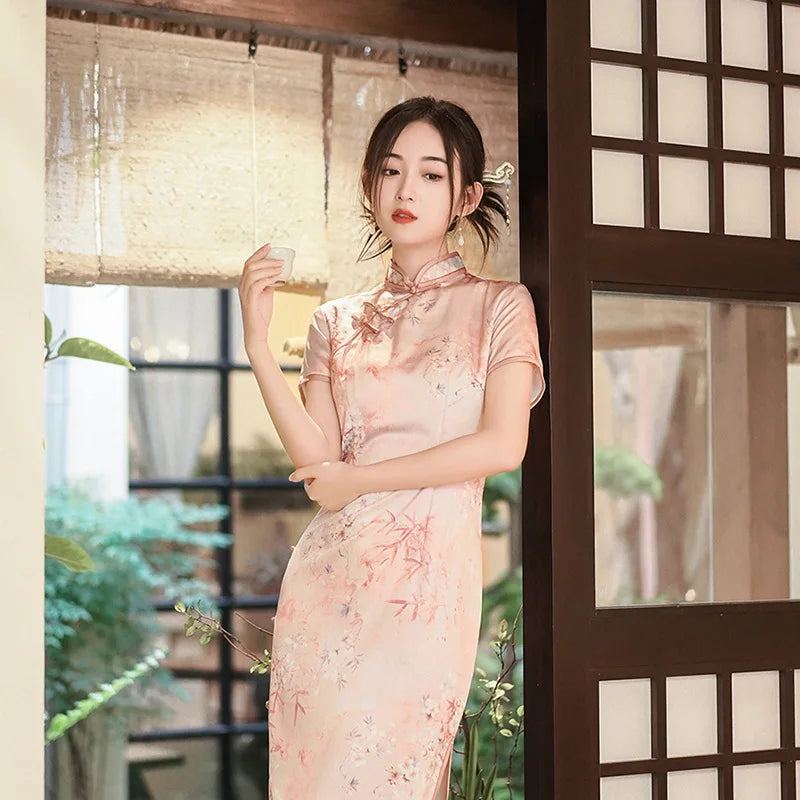 VintRue Floral Cheongsam | Vintage Ease