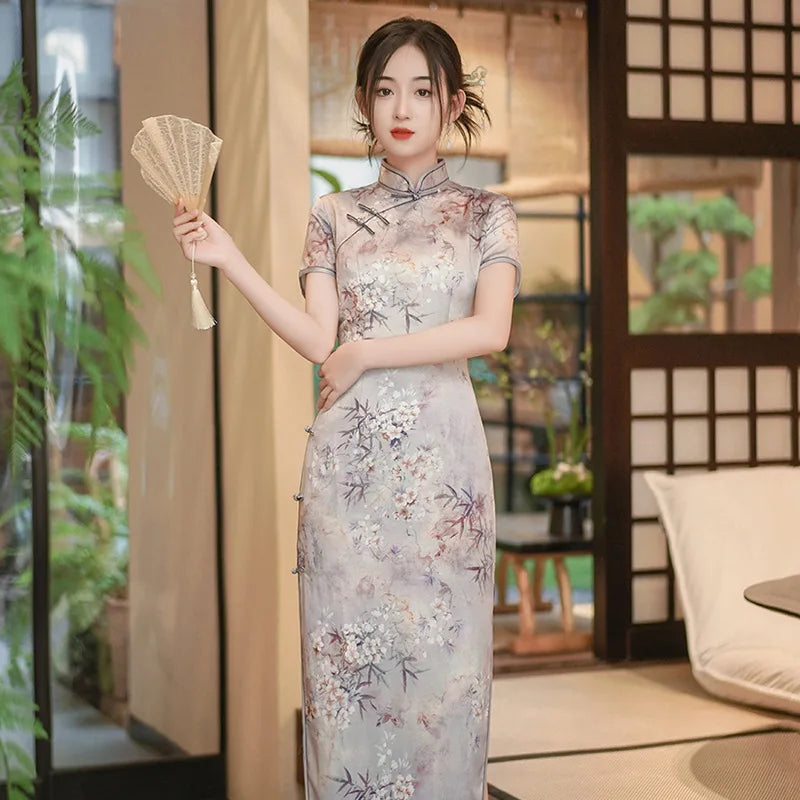 VintRue Floral Cheongsam | Vintage Ease